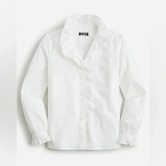 J. Crew cottage top in poplin cotton - Picture 1 of 12